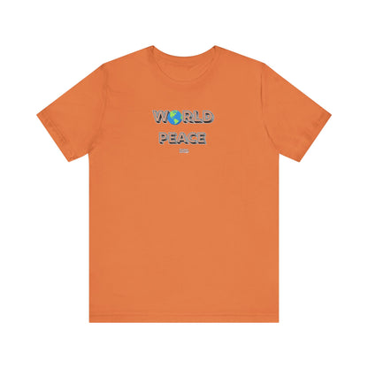 World Peace Unisex Jersey Tee - Casual Comfort for Every Occasion