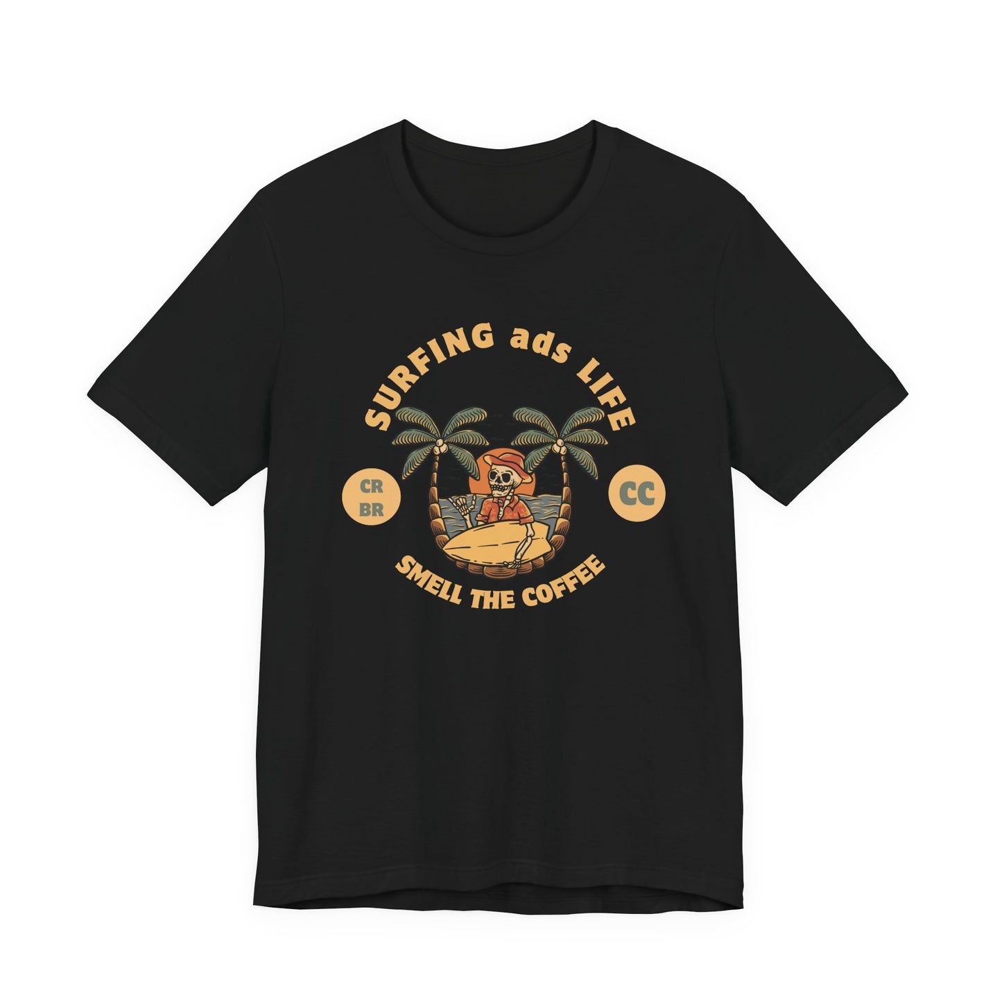 Surfing Life Short Sleeve Tee - Perfect Beachwear, Casual Outing Top, Summer Vibe Shirt, Gift for Surf Lovers, Comfy Everyday Wear