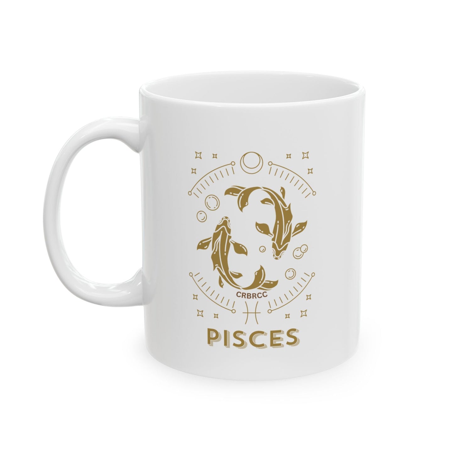 Pisces zodiac coffee cup