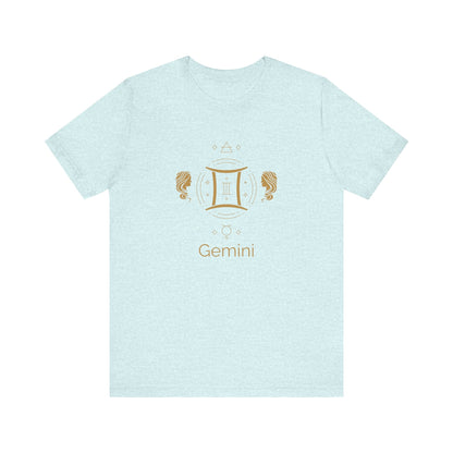 Gemini Zodiac Short Sleeve Tee shirt