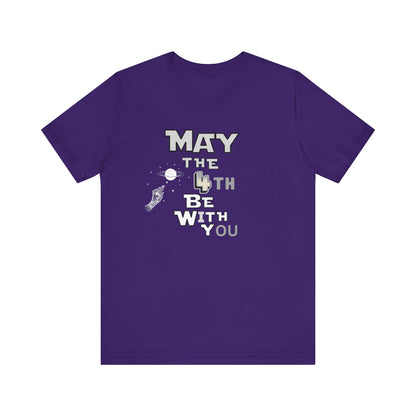 Star Wars May the 4th Be with You Tee, Unisex Graphic T-Shirt, Geeky Gift, Casual Wear, Star Wars Day Apparel, Movie Fan Shirt