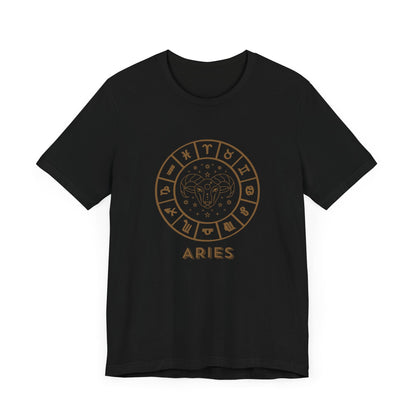 Aries Zodiac Tee, Unisex T Shirt