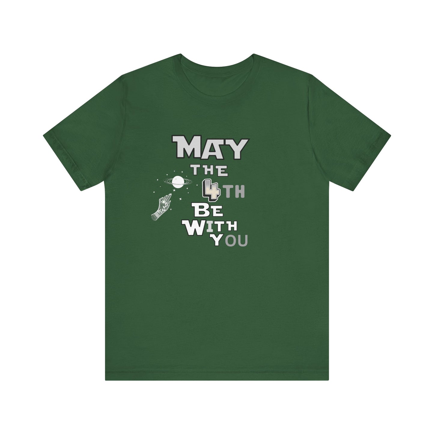 Star Wars May the 4th Be with You Tee, Unisex Graphic T-Shirt, Geeky Gift, Casual Wear, Star Wars Day Apparel, Movie Fan Shirt