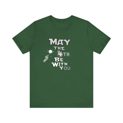 Star Wars May the 4th Be with You Tee, Unisex Graphic T-Shirt, Geeky Gift, Casual Wear, Star Wars Day Apparel, Movie Fan Shirt