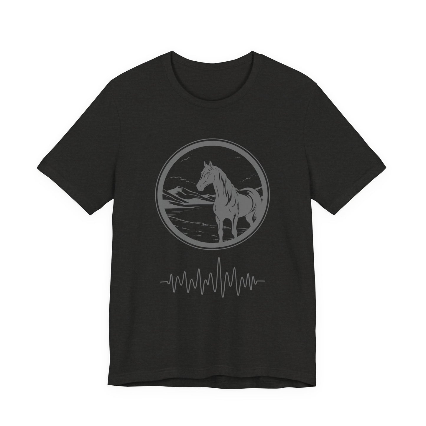 Pony frequency unisex tee shirt