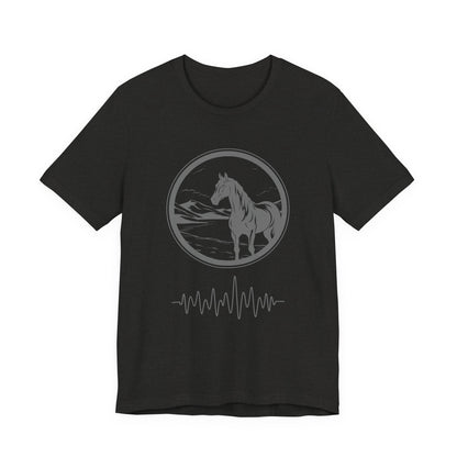 Pony frequency unisex tee shirt