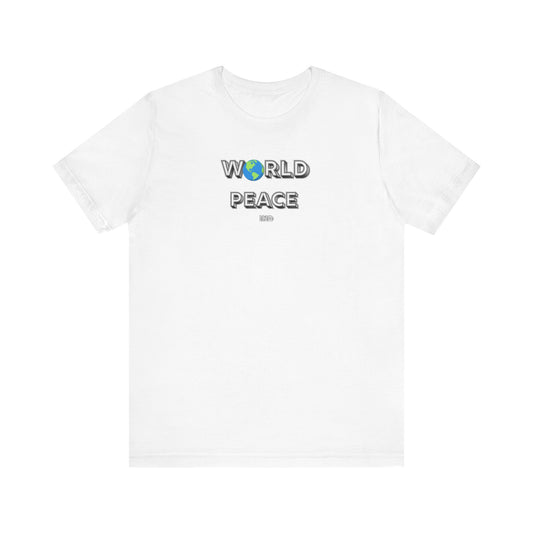 World Peace Unisex Jersey Tee - Casual Comfort for Every Occasion
