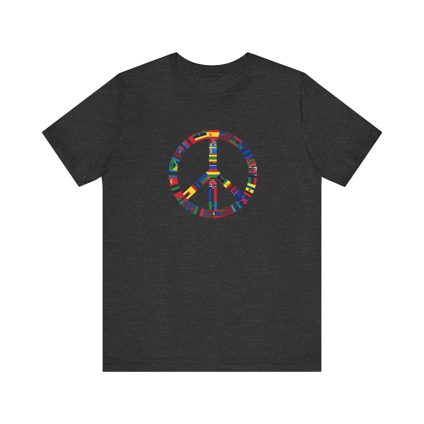 Peace Flags Unisex Short Sleeve Tee