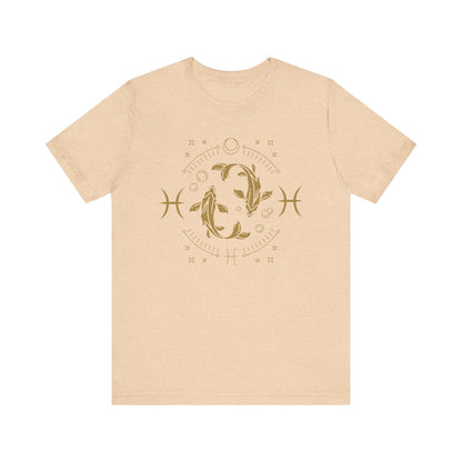 Pisces Zodiac Symbol Unisex Tee