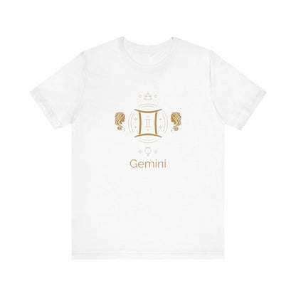 Gemini Zodiac Short Sleeve Tee shirt