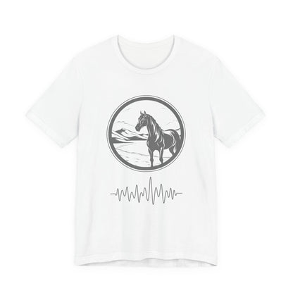 Pony frequency unisex tee shirt