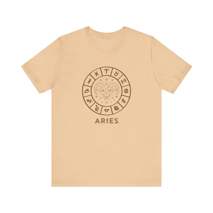 Aries Zodiac Tee, Unisex T Shirt