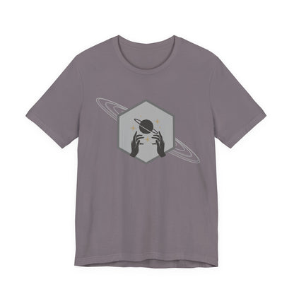 Saturn hexagram unisex tee shirt