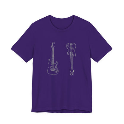 Guitar Lover's Unisex Tee, Music Gift, Rock Band Shirt, Festival Wear, Vintage Style Graphic Tee, Casual Concert Top