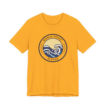 World Peace Please Tee — Vintage Wave Graphic T-Shirt