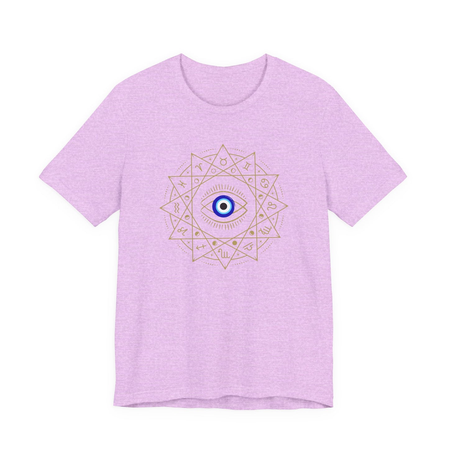 Evil Eye Mandala T-Shirt — Protective Blue Nazar Tee