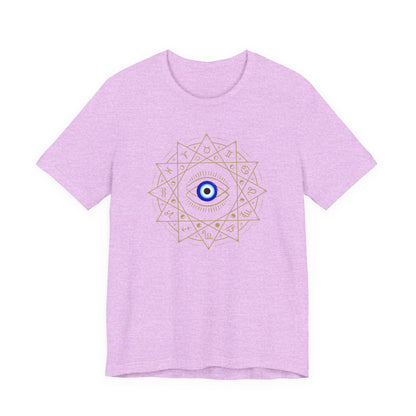 Evil Eye Mandala T-Shirt — Protective Blue Nazar Tee