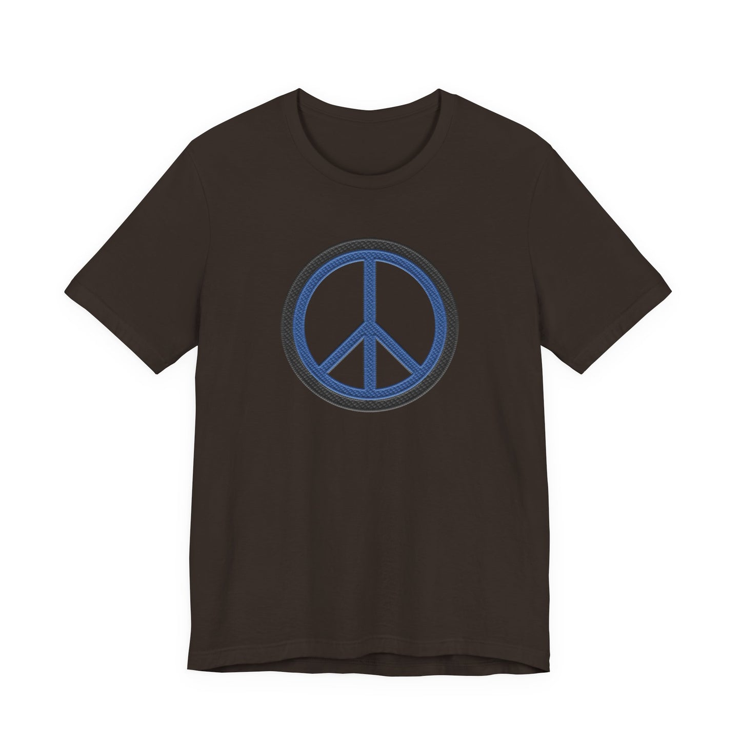 Peace Symbol T-Shirt — Blue Peace Sign Graphic Tee