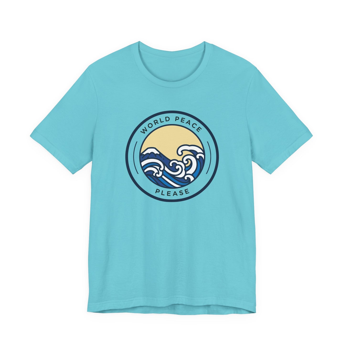 World Peace Please Tee — Vintage Wave Graphic T-Shirt