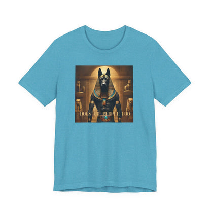Anubis Graphic Tee — Egyptian God 'Dogs Are Pleasing Too' Vintage Art T-Shirt