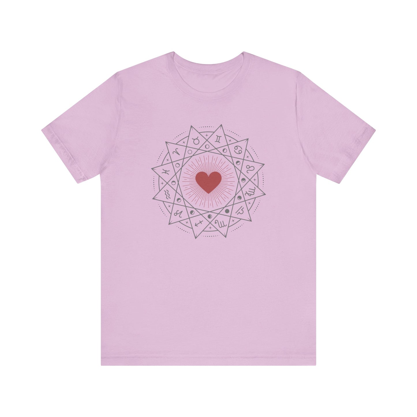 Heart Mandala Unisex Jersey Tee,