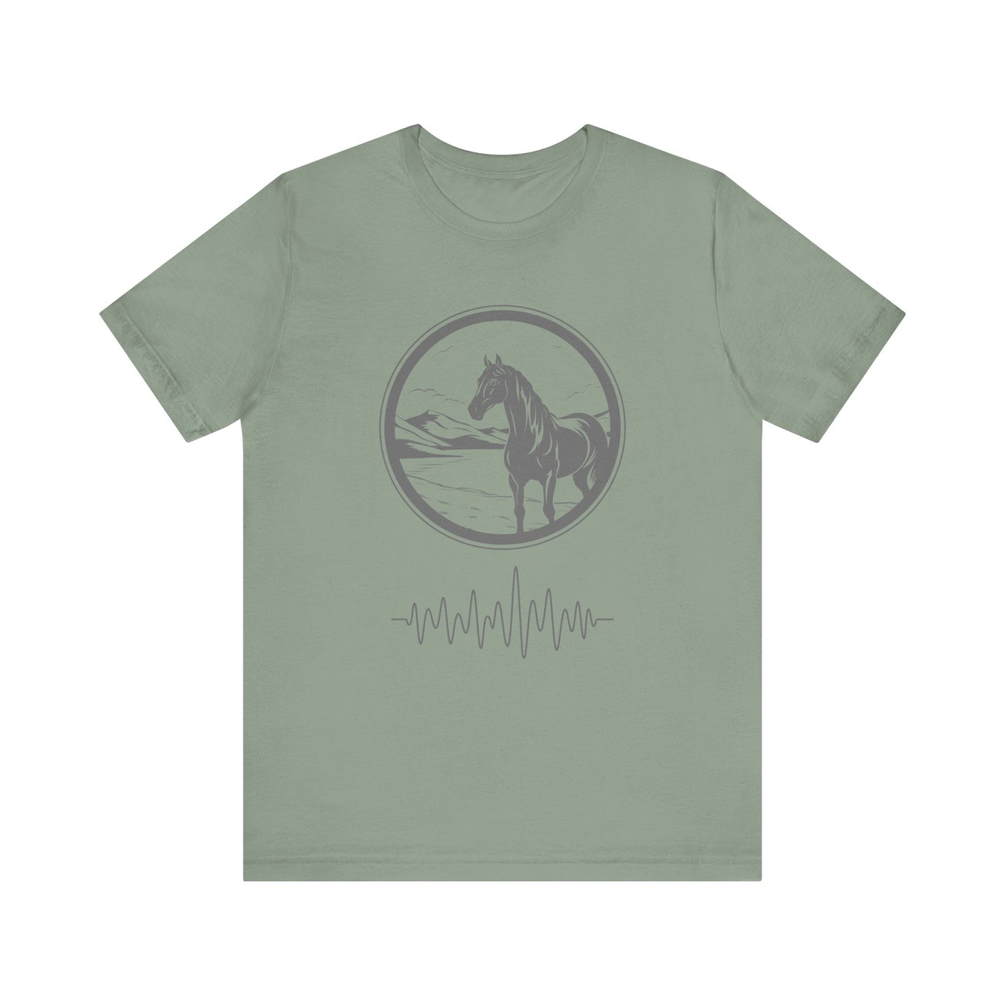 Pony frequency unisex tee shirt