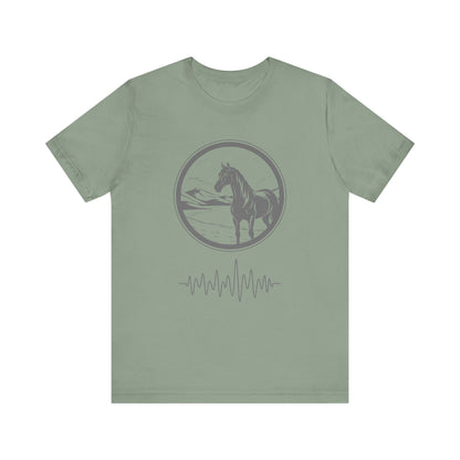 Pony frequency unisex tee shirt