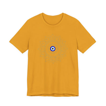 Evil Eye Mandala T-Shirt — Protective Blue Nazar Tee