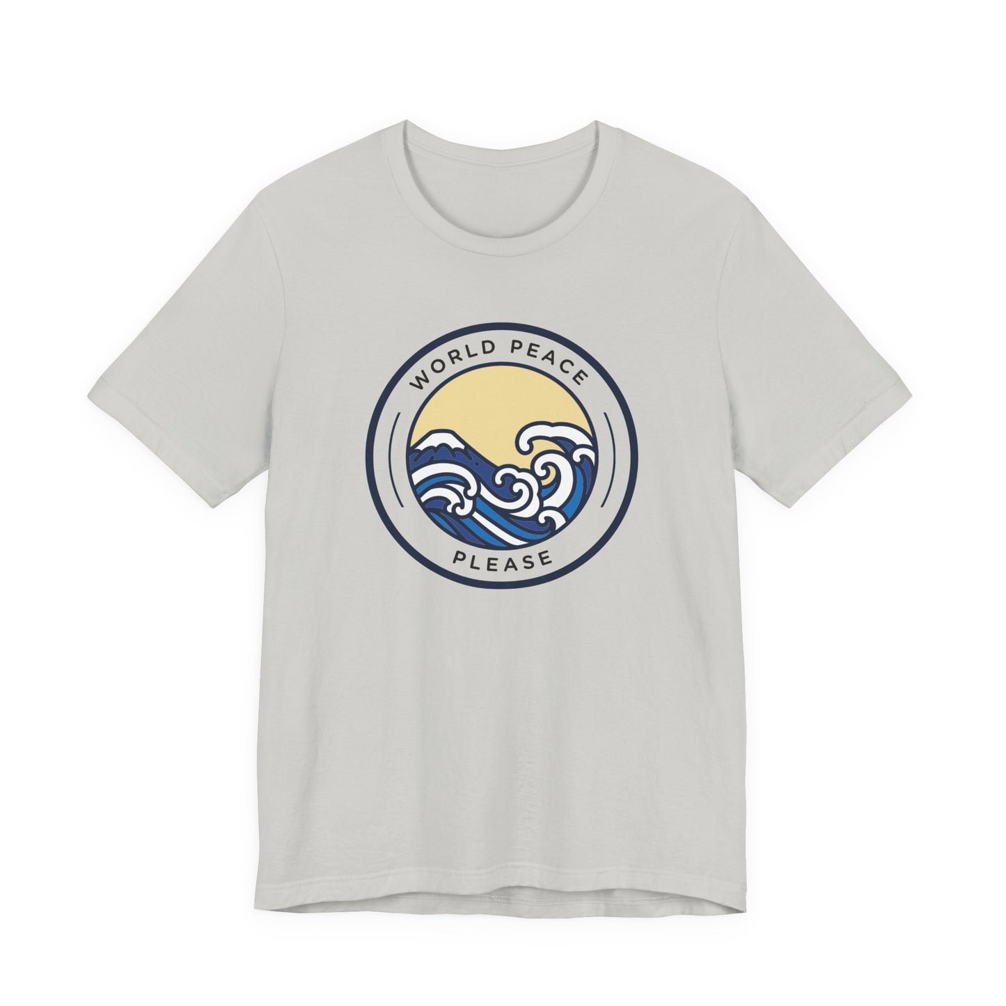 World Peace Please Tee — Vintage Wave Graphic T-Shirt