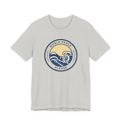 World Peace Please Tee — Vintage Wave Graphic T-Shirt