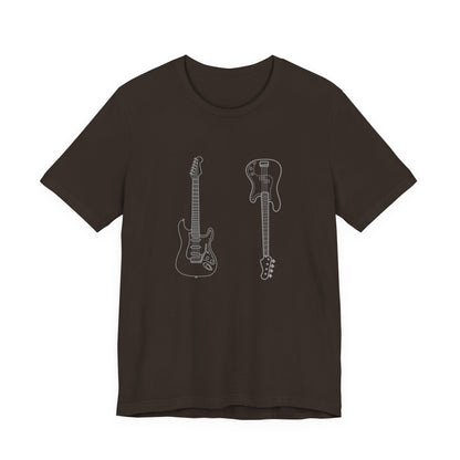Guitar Lover's Unisex Tee, Music Gift, Rock Band Shirt, Festival Wear, Vintage Style Graphic Tee, Casual Concert Top