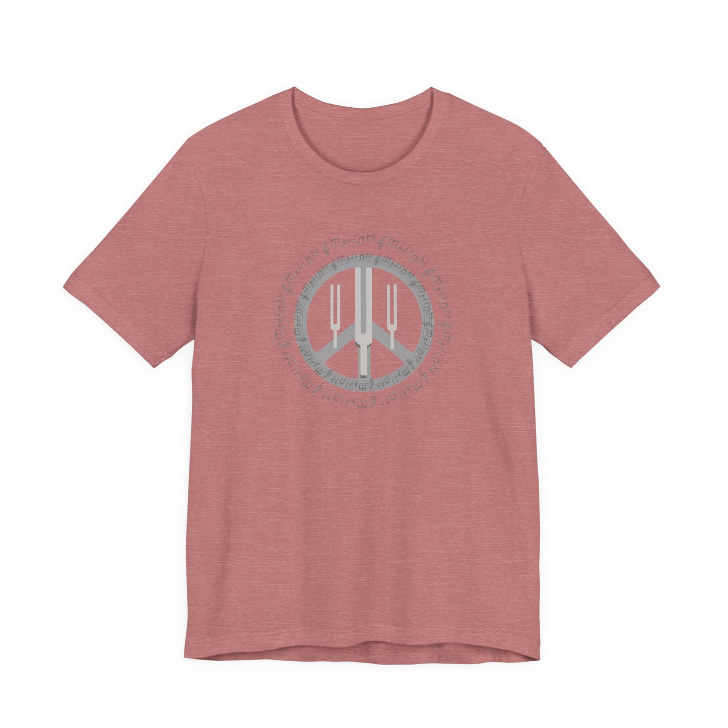 Peace Symbol T‑Shirt — Vintage Gray Peace Sign Graphic Tee