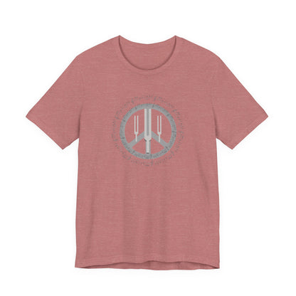 Peace Symbol T‑Shirt — Vintage Gray Peace Sign Graphic Tee