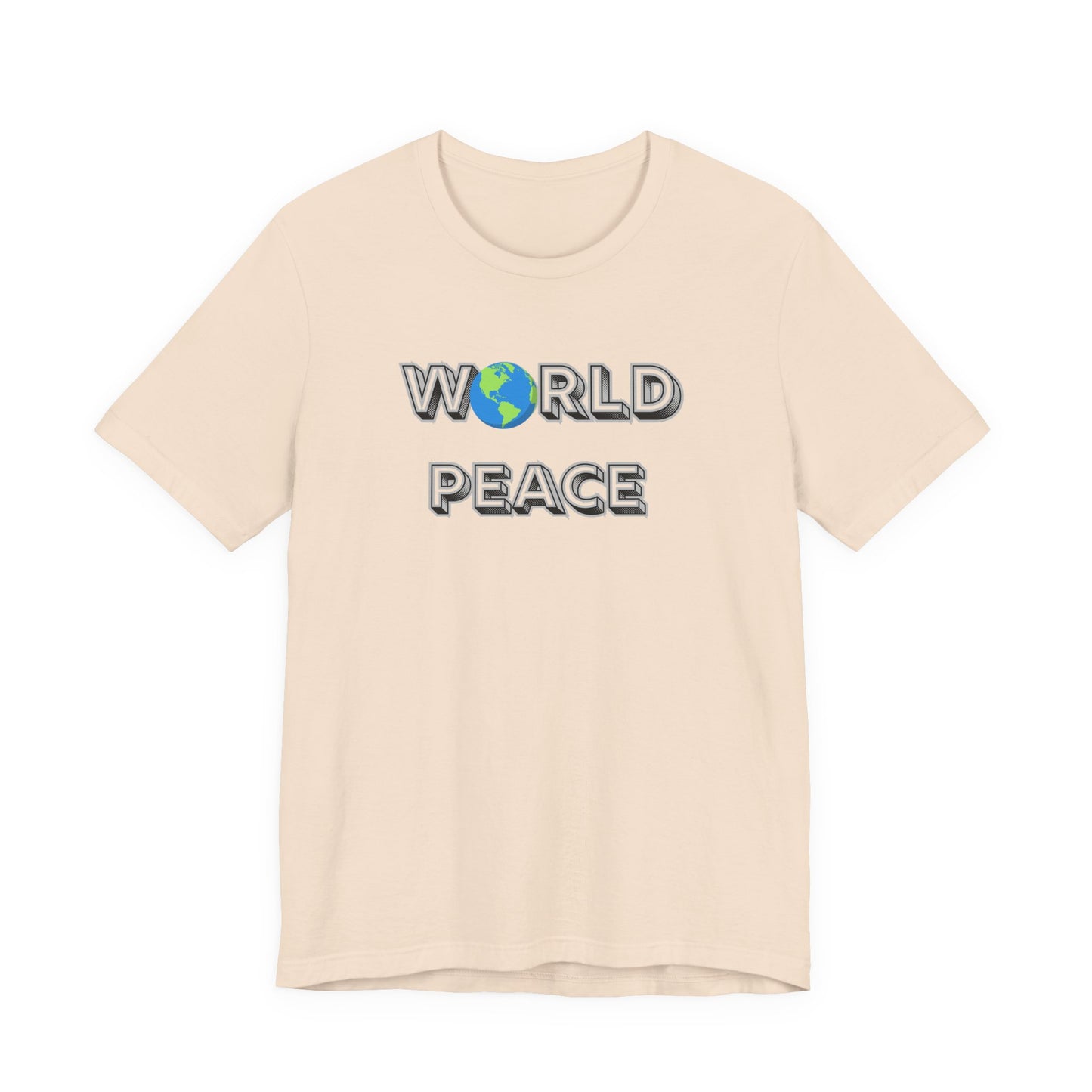 World Peace T-Shirt – Earth Graphic Text Tee
