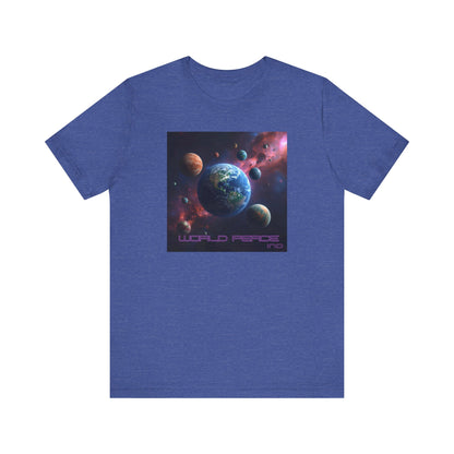 Galactic Peace Unisex Tee - Cosmic Universe Graphic T-Shirt