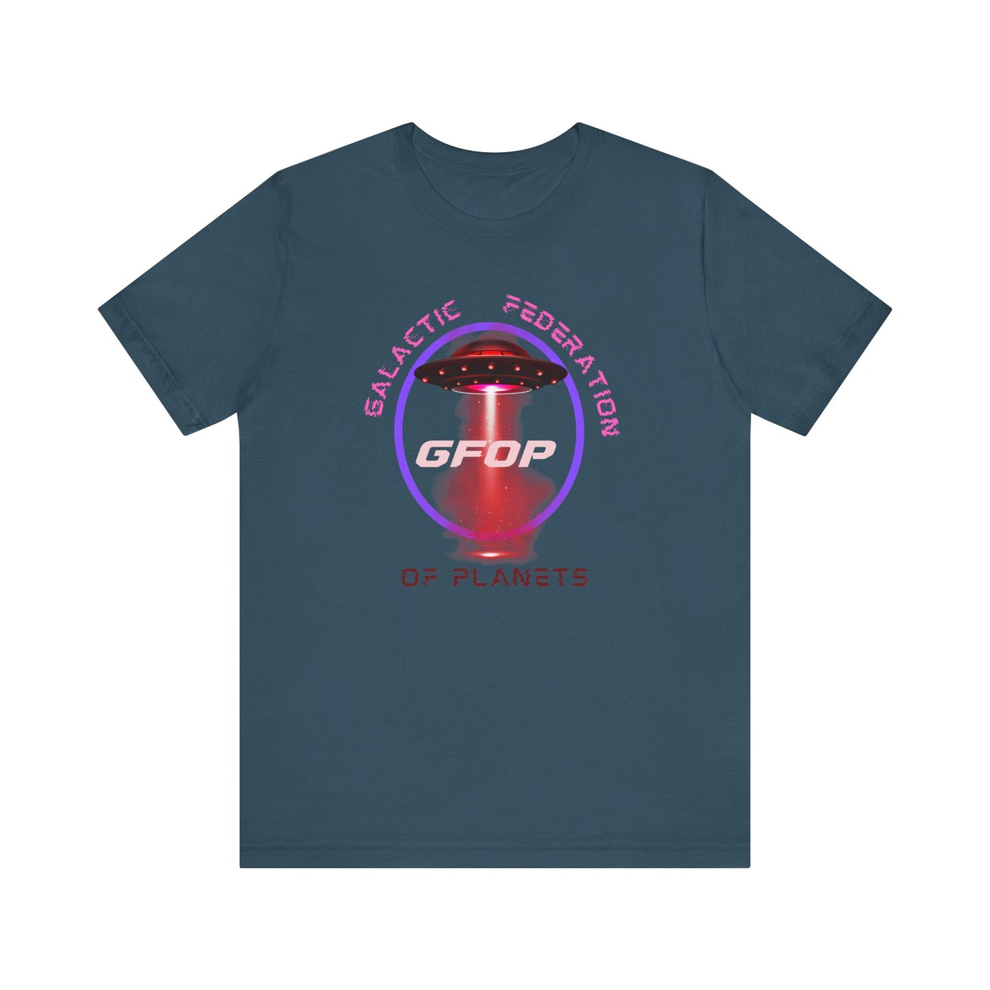 Galactic Federation Unisex Tee, Space-Themed Shirt, Sci-Fi Apparel, Gift for Space Lovers, Casual Graphic Tee, Summer Fashion