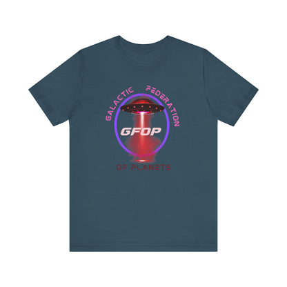Galactic Federation Unisex Tee, Space-Themed Shirt, Sci-Fi Apparel, Gift for Space Lovers, Casual Graphic Tee, Summer Fashion
