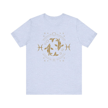 Pisces Zodiac Symbol Unisex Tee