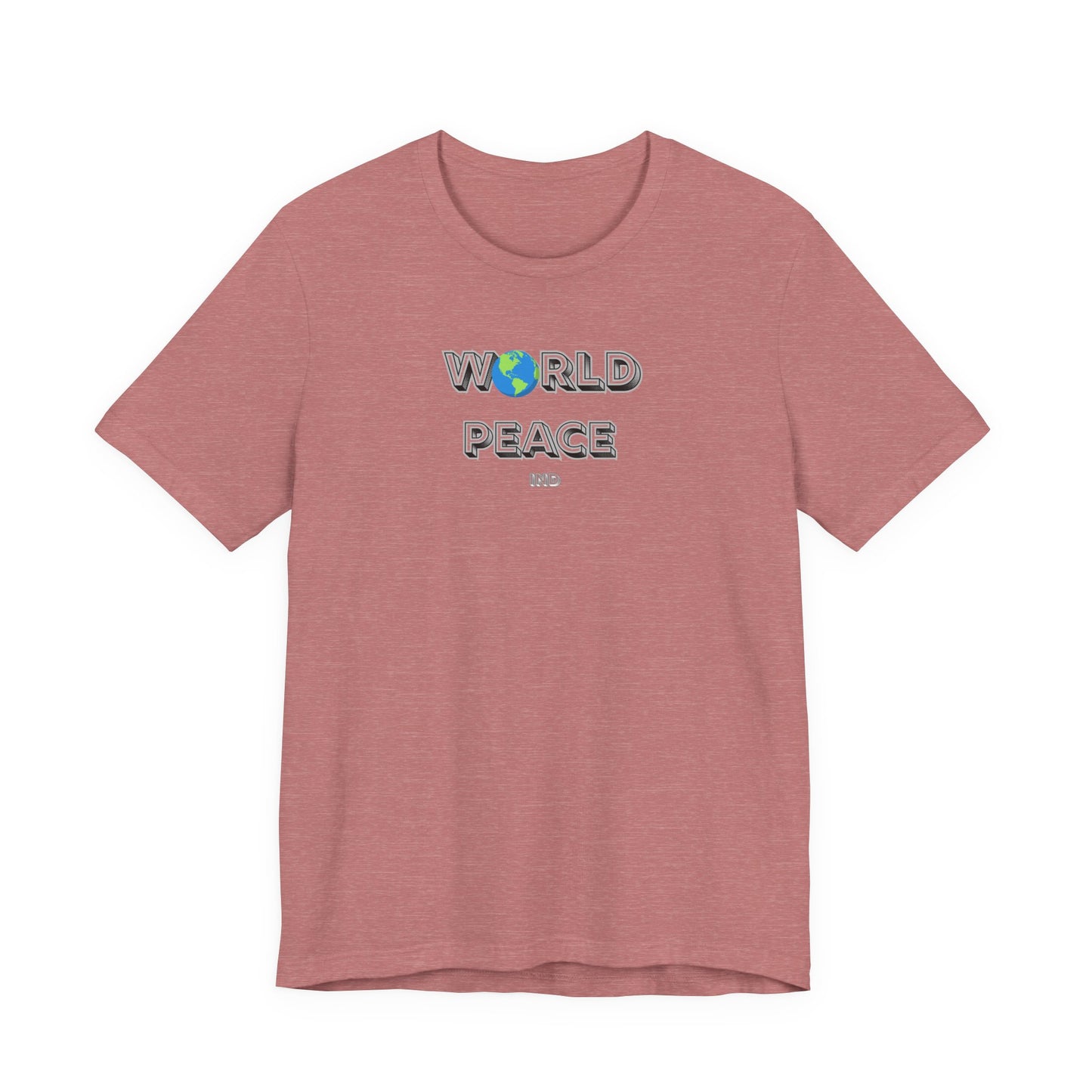 World Peace Unisex Jersey Tee - Casual Comfort for Every Occasion