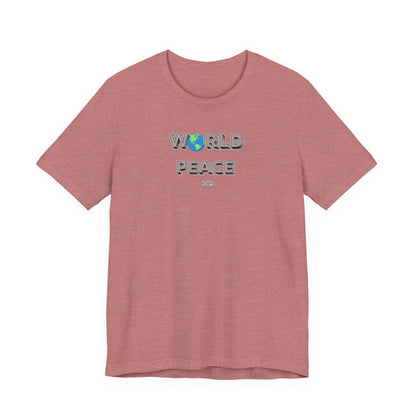 World Peace Unisex Jersey Tee - Casual Comfort for Every Occasion