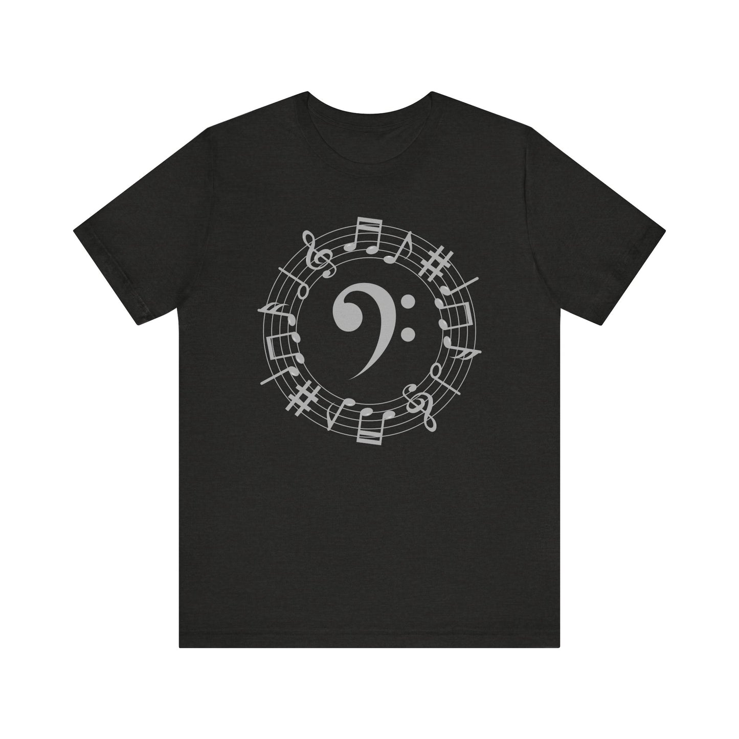 Music Note Unisex Jersey Tee, Musical Gift, Music Lover Shirt, Perfect for Concerts, Music Festivals, Unique Music Tee, Birthday Gift