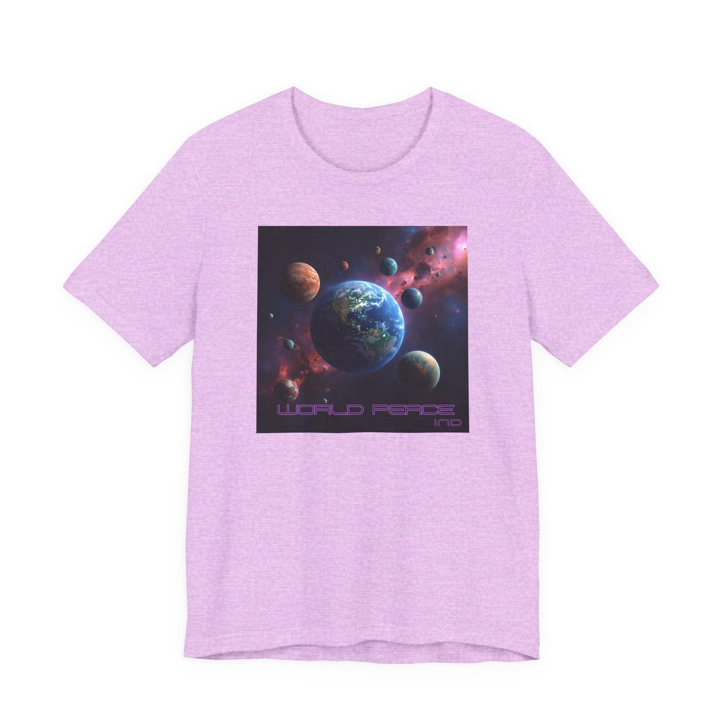 Galactic Peace Unisex Tee - Cosmic Universe Graphic T-Shirt