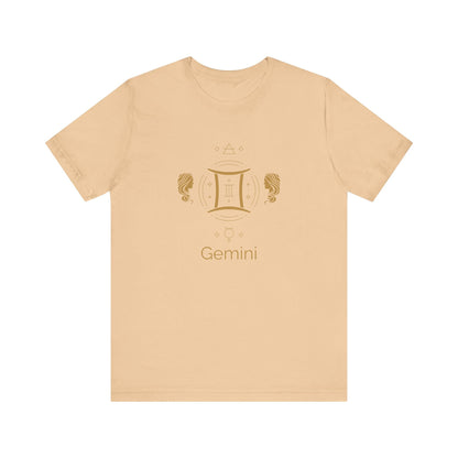 Gemini Zodiac Short Sleeve Tee shirt
