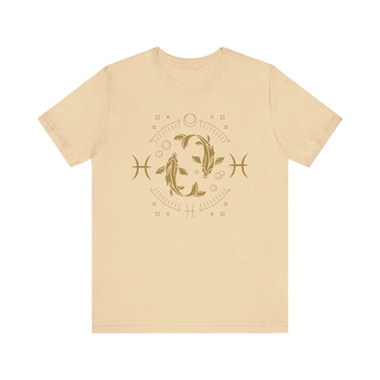 Pisces Zodiac Symbol Unisex Tee