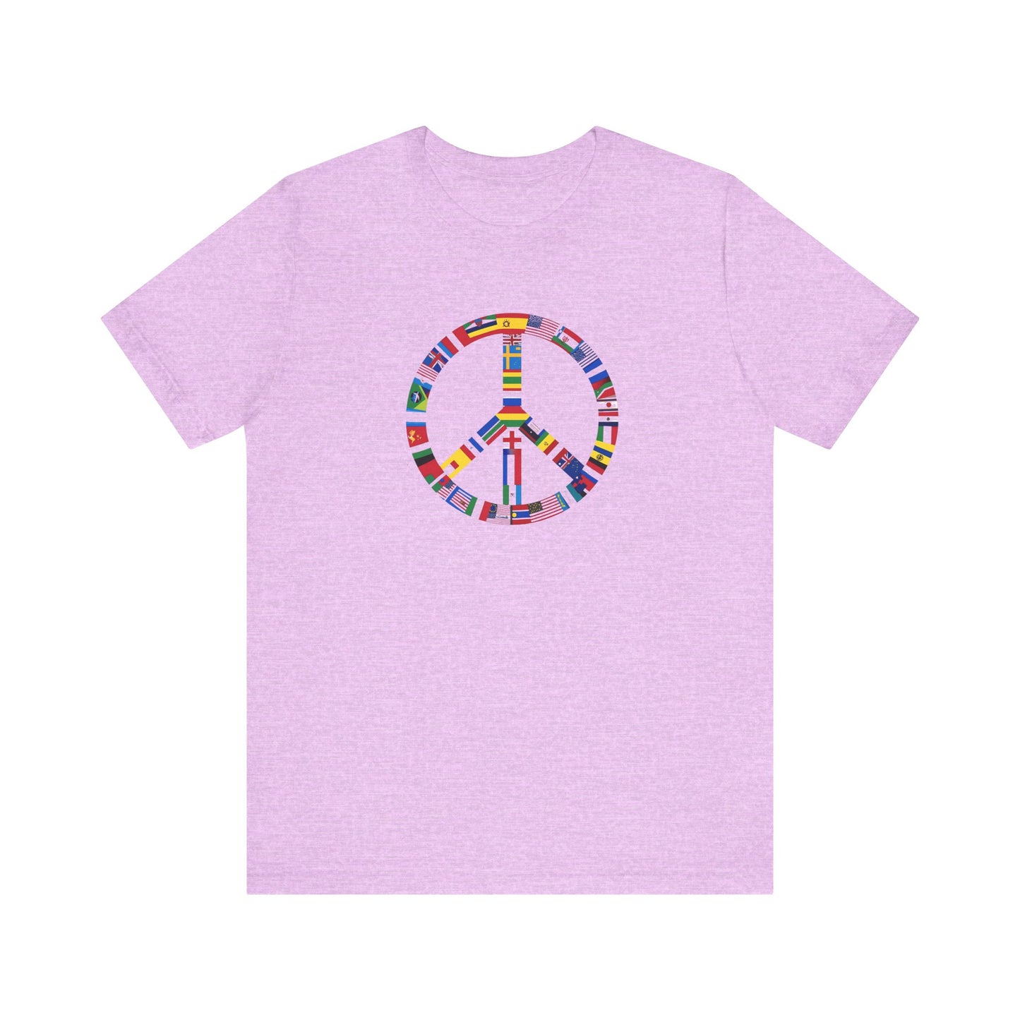 Peace Flags Unisex Short Sleeve Tee