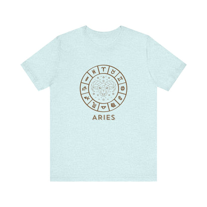 Aries Zodiac Tee, Unisex T Shirt