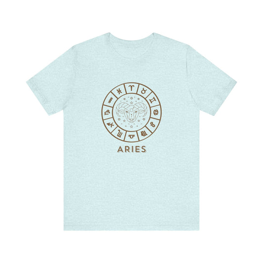Aries Zodiac Tee, Unisex T Shirt