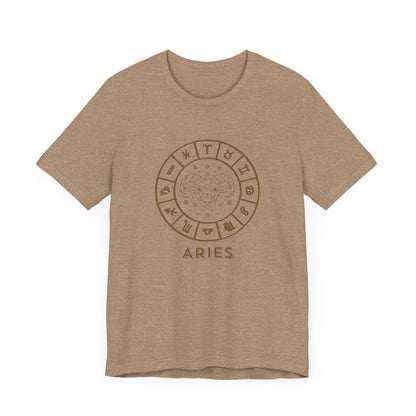 Aries Zodiac Tee, Unisex T Shirt