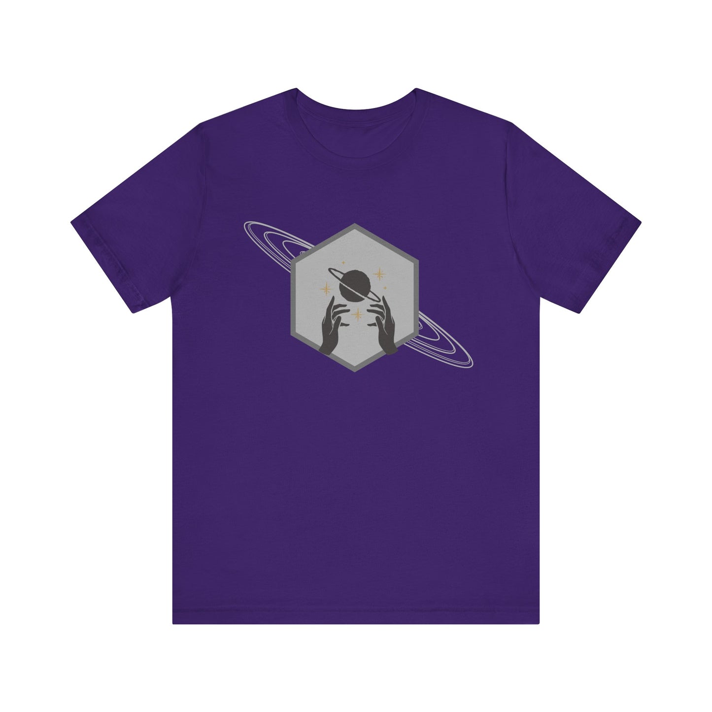 Saturn hexagram unisex tee shirt