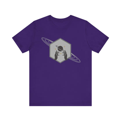 Saturn hexagram unisex tee shirt